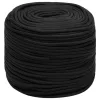  teljesen fekete polipropilén hajókötél 8 mm 25 m