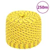  sárga polipropilén hajókötél 10 mm 250 m