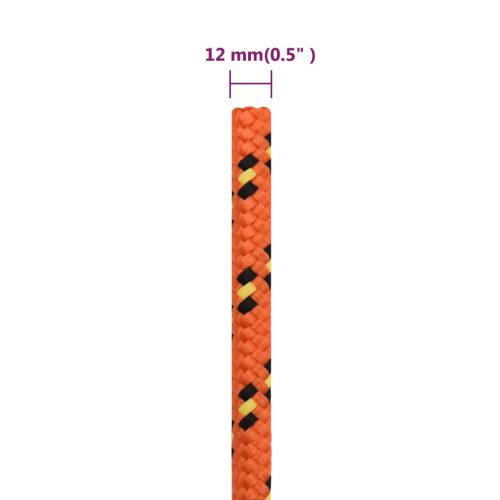  narancssárga polipropilén hajókötél 12 mm 50 m