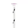  fehér poliészter fonott csónakkötél 2 mm x 25 m 