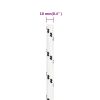  fehér poliészter fonott csónakkötél 10 mm x 25 m
