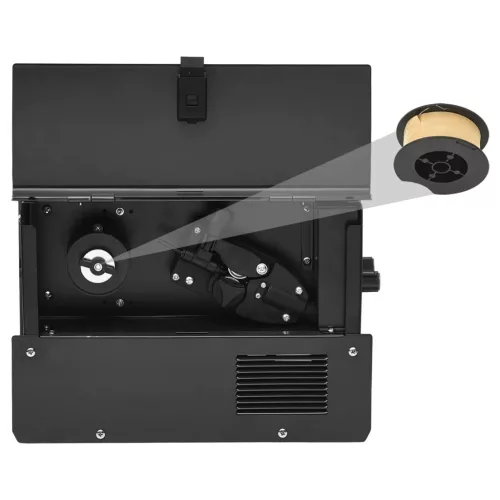  védőgáz nélküli flux huzalos MIG-hegesztőgép 120 A