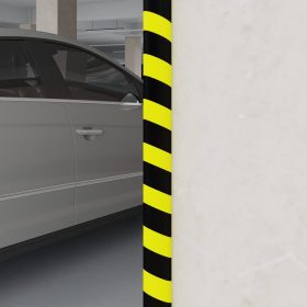  sarokvédő sárga&fekete 4x3x100 cm PU