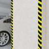  2 db sárga&fekete sarokvédők 6x2x101,5 cm PU