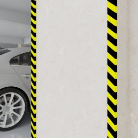  2 db sárga&fekete sarokvédők 6x2x101,5 cm PU