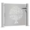  famintás corten acél kerti kapu 105 x 80 cm