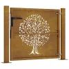  famintás corten acél kerti kapu 105 x 80 cm