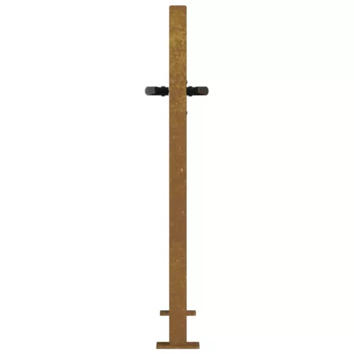  famintás corten acél kerti kapu 105 x 80 cm