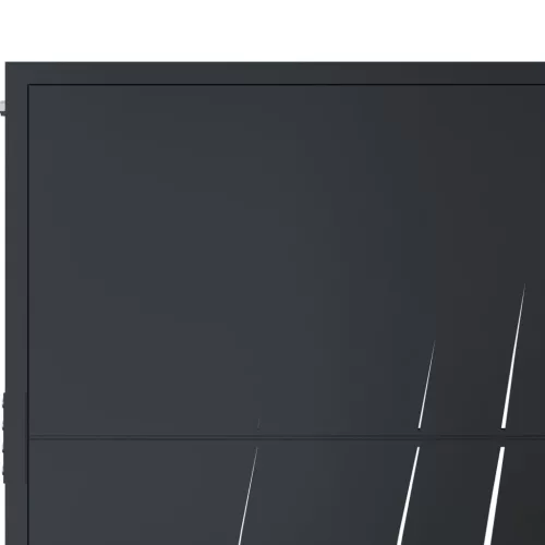  antracitszürke acél fűmintás kertkapu 105 x 180 cm