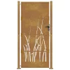  fűmintás corten acél kerti kapu 105 x 180 cm