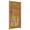  fűmintás corten acél kerti kapu 105 x 205 cm