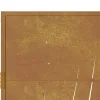  fűmintás corten acél kerti kapu 105 x 205 cm