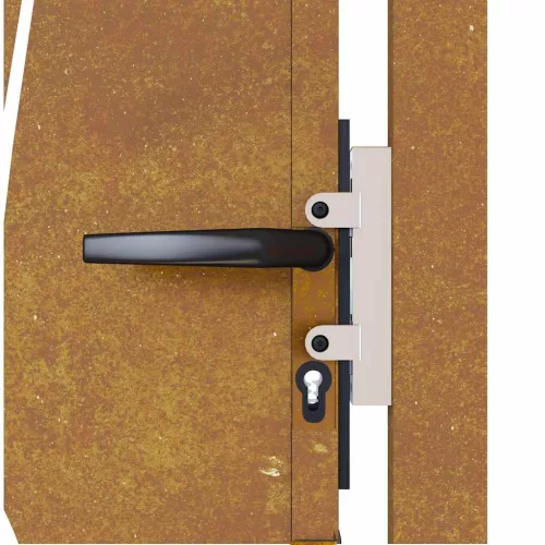  fűmintás corten acél kerti kapu 105 x 205 cm