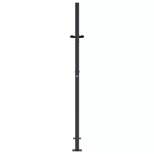 antracitszürke acél bambuszmintás kertkapu 105 x 155 cm