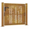  bambuszmintás corten acél kerti kapu 105x80 cm