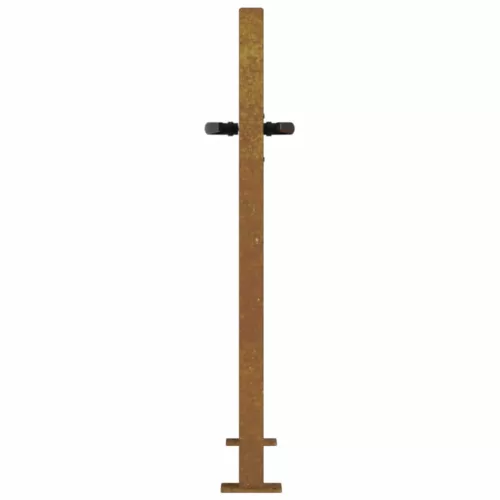  bambuszmintás corten acél kerti kapu 105x80 cm