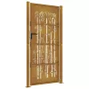 bambuszmintás corten acél kerti kapu 105 x 205 cm