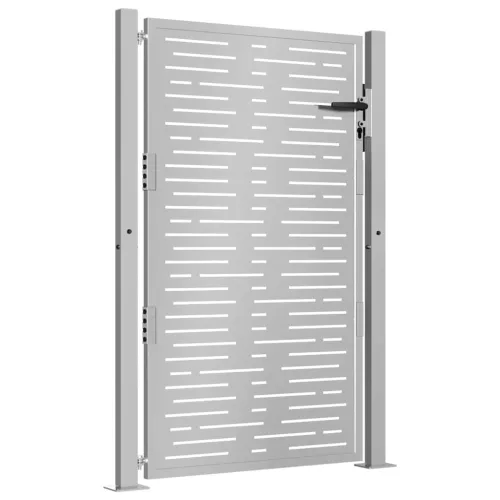  fűmintás corten acél kerti kapu 105 x 155 cm