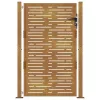  fűmintás corten acél kerti kapu 105 x 155 cm