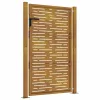  fűmintás corten acél kerti kapu 105 x 155 cm