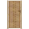  négyszögmintás corten acél kerti kapu 105 x 180 cm