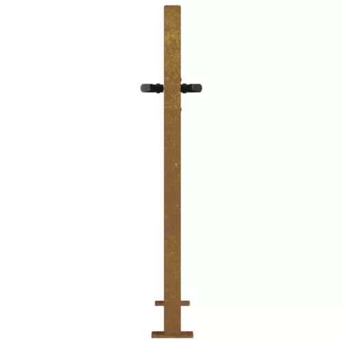  corten acél kerti kapu 105 x 80 cm