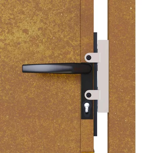  corten acél kerti kapu 105 x 105 cm