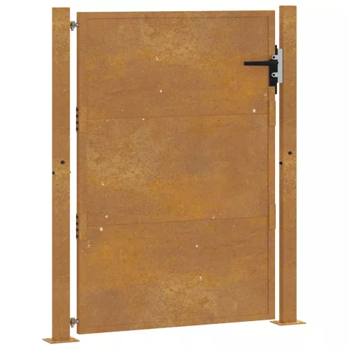 corten acél kerti kapu 105 x 130 cm