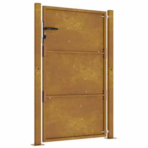  corten acél kerti kapu 105 x 155 cm