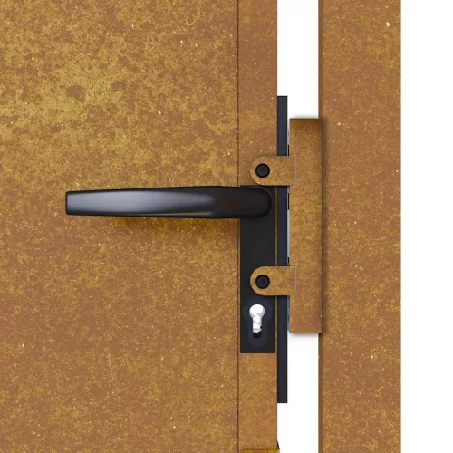  Corten acél kerti kapu 100x200 cm