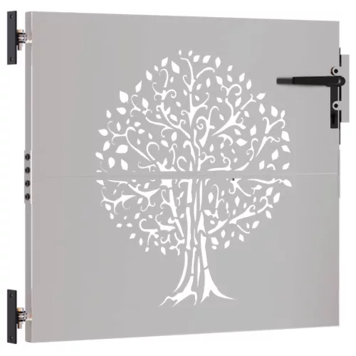  famintás corten acél kerti kapu 85x100 cm