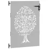  famintás corten acél kerti kapu 85x125 cm