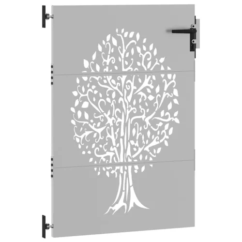  famintás corten acél kerti kapu 85x125 cm