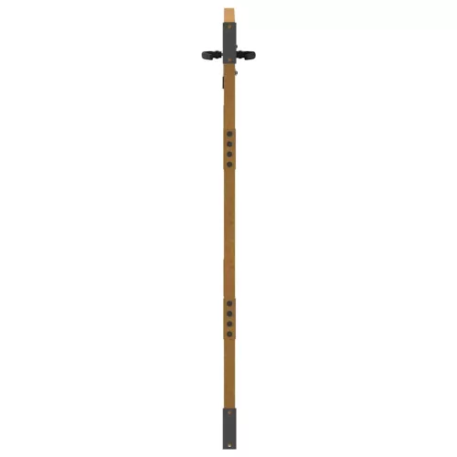  famintás corten acél kerti kapu 85x125 cm