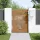  famintás corten acél kerti kapu 85x150 cm