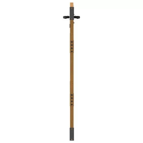  famintás corten acél kerti kapu 85x150 cm