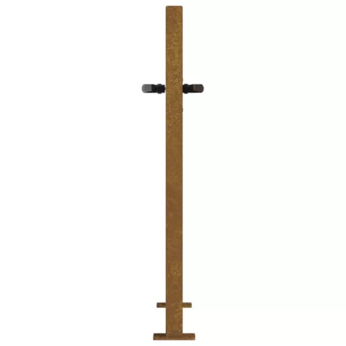  famintás corten acél kerti kapu 105 x 80 cm