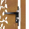  famintás corten acél kerti kapu 105 x 80 cm