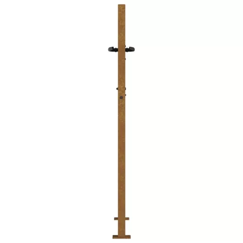  rozsdaszínű famintás corten acél kerti kapu 105 x 155 cm