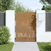  fűmintás corten acél kerti kapu 85 x 125 cm