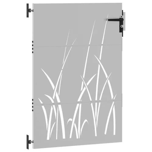  fűmintás corten acél kerti kapu 85 x 125 cm