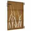  fűmintás corten acél kerti kapu 85 x 125 cm