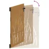  fűmintás corten acél kerti kapu 85 x 125 cm