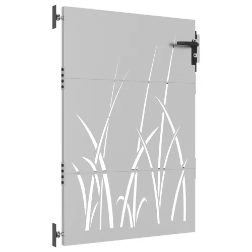  fűmintás corten acél kerti kapu 85 x 150 cm