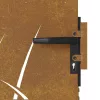 fűmintás corten acél kerti kapu 85 x 150 cm