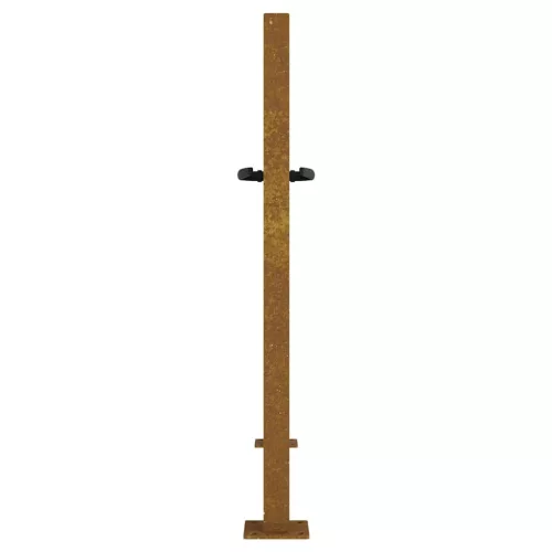  fűmintás corten acél kerti kapu 105 x 105 cm