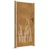  fűmintás corten acél kerti kapu 100x175 cm
