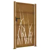  fűmintás corten acél kerti kapu 100x200 cm