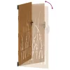  fűmintás corten acél kerti kapu 100x200 cm