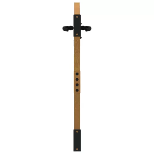  bambuszmintás corten acél kerti kapu 85 x 100 cm